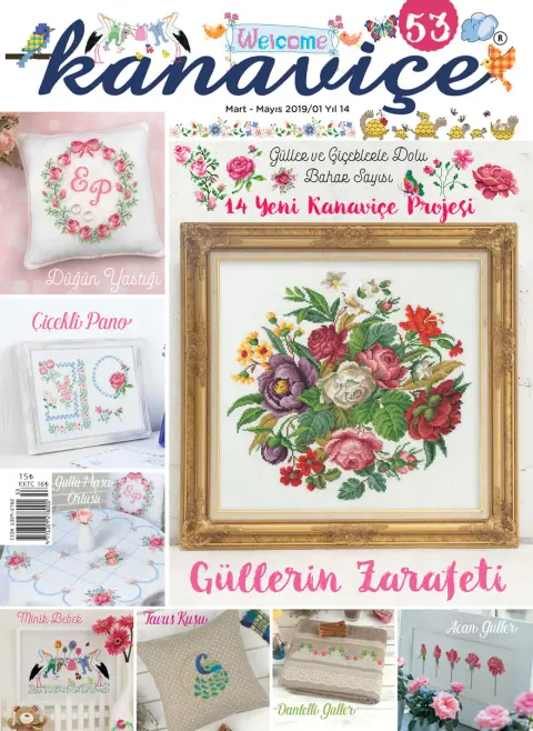 Kanaviçe dergisi, 53. sayı kapağı